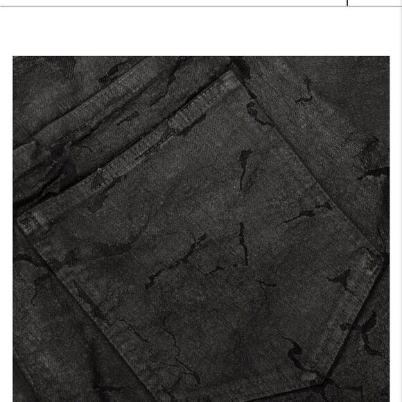 GIVENCHY Crackled Paint Denim Slim Paint crackled integral zip denim 32 $1050 - Picture 11 of 12